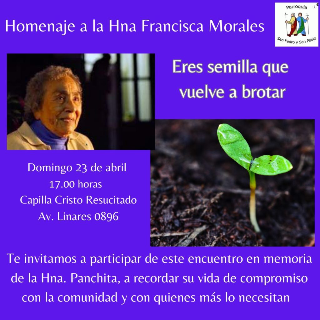 Homenaje Hermana Panchita