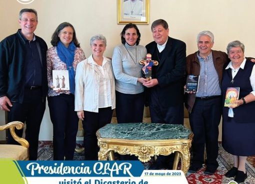 La Presidencia de la CLAR, visitó el Dicasterio de los Institutos de Vida Consagrada y Sociedades de Vida Apostólica.