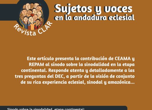 Sínodo sobre la Sinodalidad, etapa continental contribución de CEAMA y REPAM