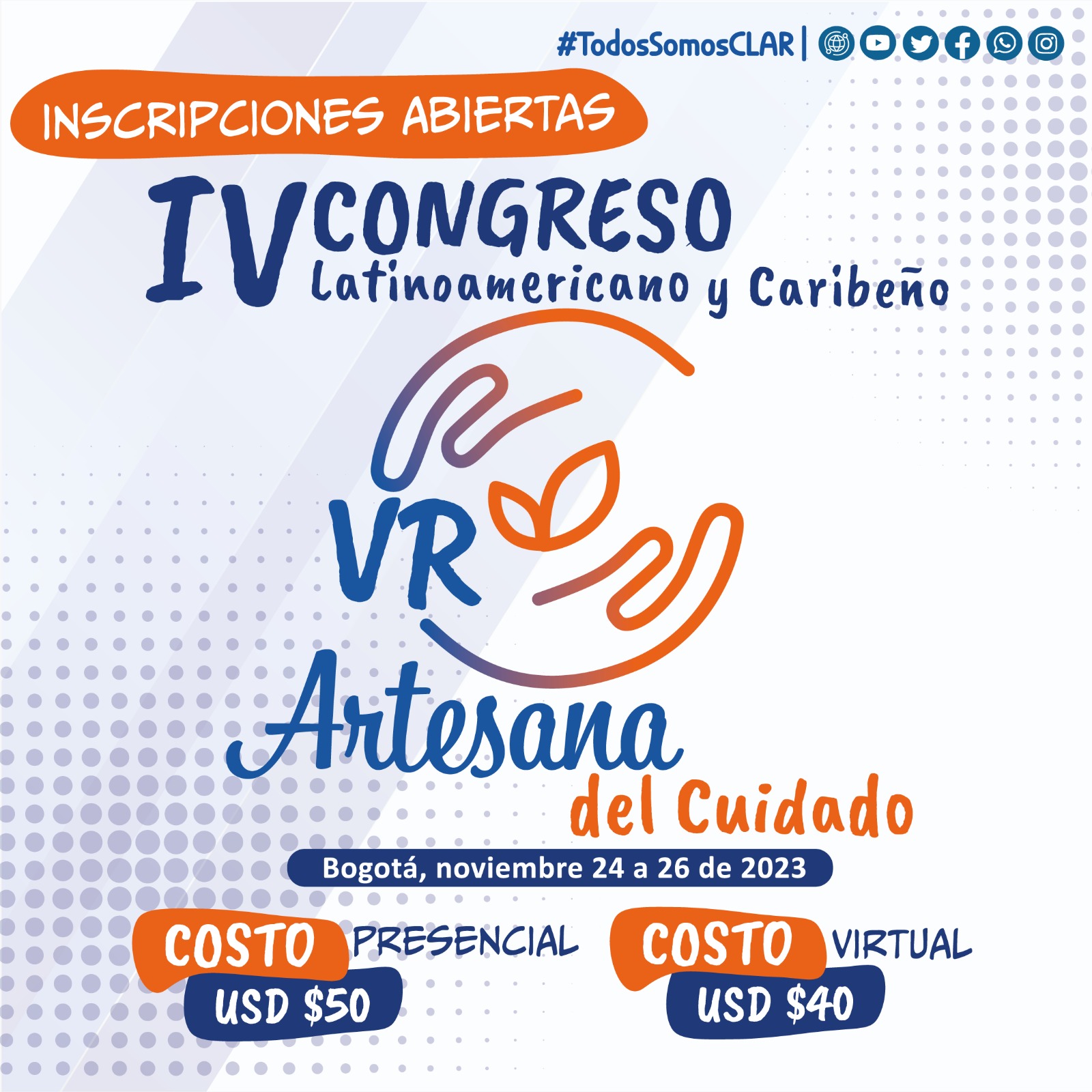 Inscripciones Congreso Continental de Vida Religiosa